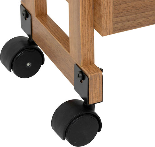 5Five Wooden Kitchen Trolley 3 Tiers 40x20x80cm