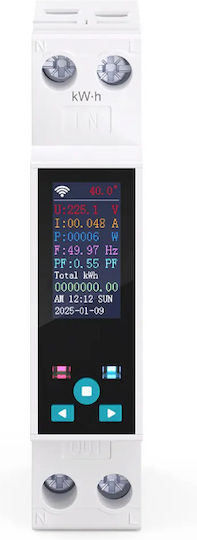 Еднофазен Din Rail Умен Метър Tongou To-q-sys-jwt 50A Tuya Wi-Fi