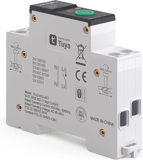 Ac Smart Contactor Tongou To-q-sy2-jwt 63a