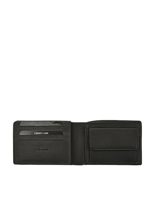 Δερμάτινο Ανδρικό Πορτοφόλι με RFID Μαύρο