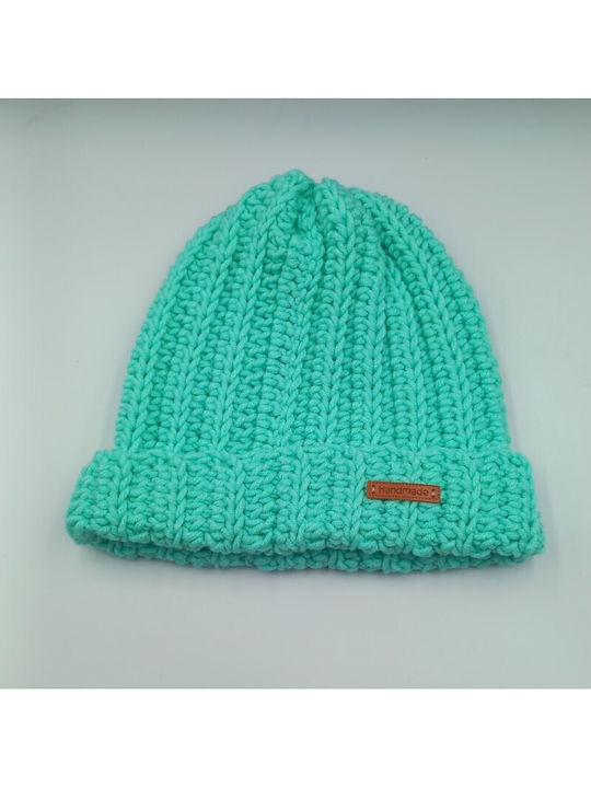Beanie Damen Strickmütze in Türkis Farbe