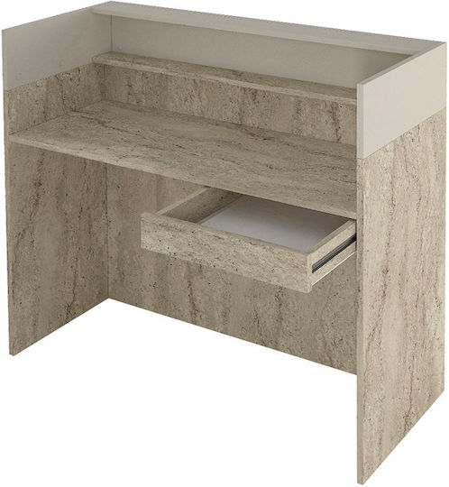 Megapap Wilko Επαγγελματικό Γραφείο Υποδοχής Π113.6xΒ42xΥ110cm