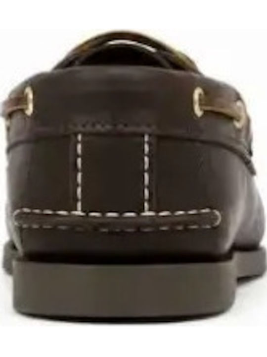 Δερμάτινα Ανδρικά Loafers σε Καφέ Χρώμα