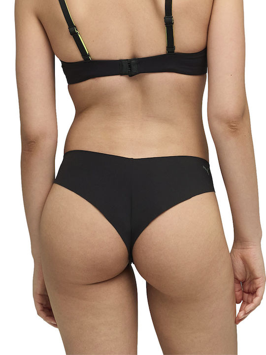 Women's Brazil Briefs 2Pack Seamless Black