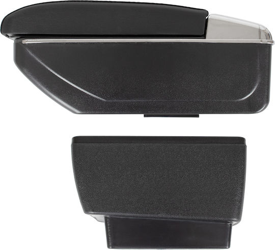 Skoda Fabia Iii 14-22 Armrest Storage Black Eco-leather + Installation Kit