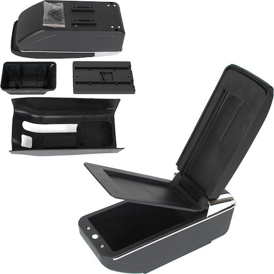 Vw Golf Iv 97-06 Armrest Storage Black Eco-leather + Mounting Kit