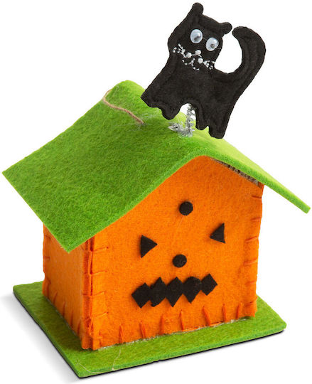 Halloween Home Textile Decor 9x9x7.5 Cm Ghost Cat Decorative Ornament 3 Models