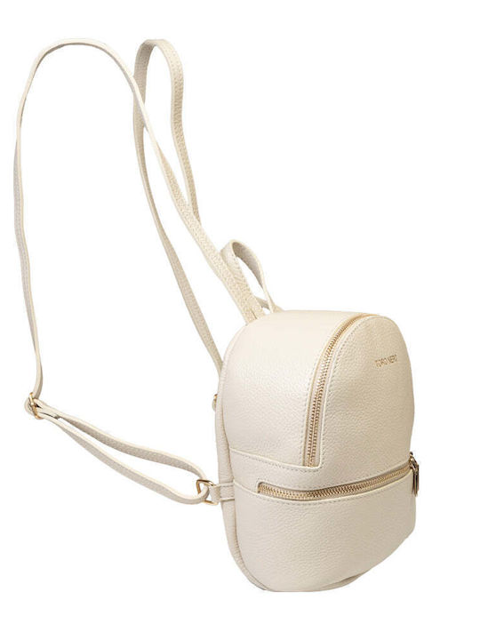 Leder Damen Handtaschen und Damentaschen Rucksack Beigen