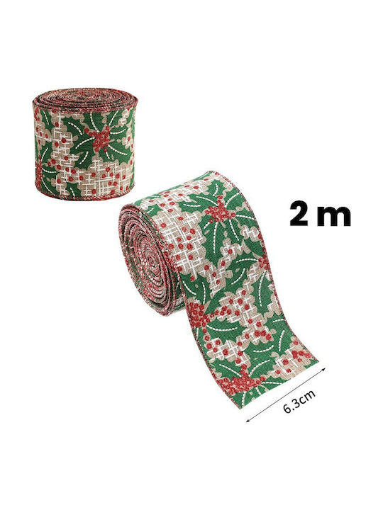 Alista Home Panglică Textilă Roșie De Crăciun 200x6.3cm