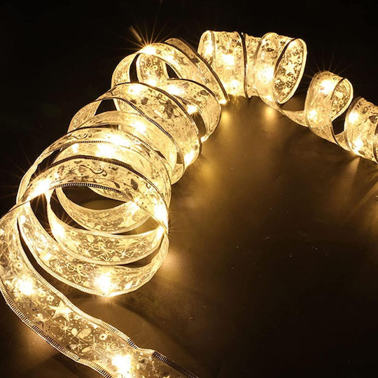 Alista Home Panglică Iluminată Albă de Crăciun