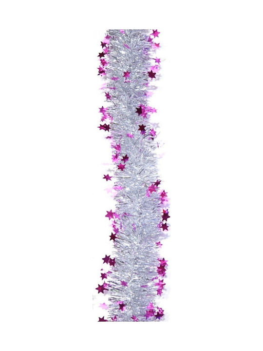 Alista Home Christmas Illuminated Plastic Purple Garland 5cm