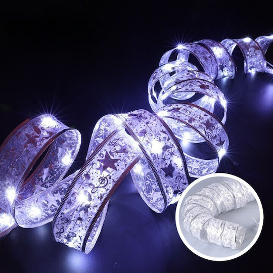 Alista Home Panglică Iluminată Albă de Crăciun