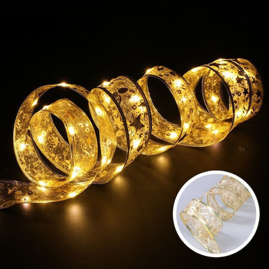 Alista Home Panglică Iluminată Albă de Crăciun
