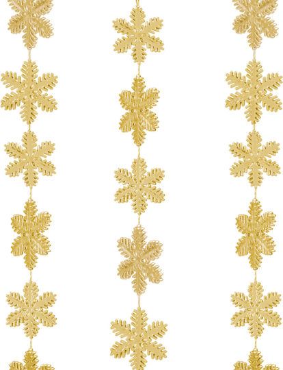 Alista Home Christmas Garland Plastic Gold 3.2x3.2cm