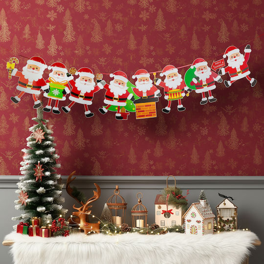 Alista Home Christmas Paper Red Garland