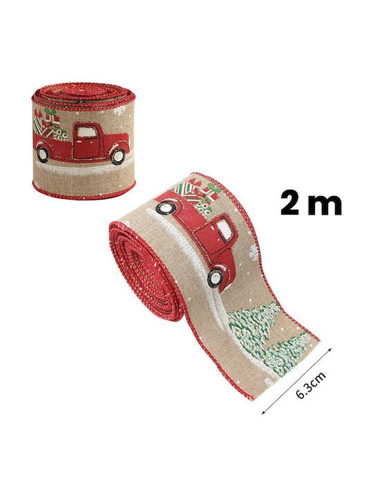 Alista Home Panglică Textilă Roșie De Crăciun 200x6.3cm