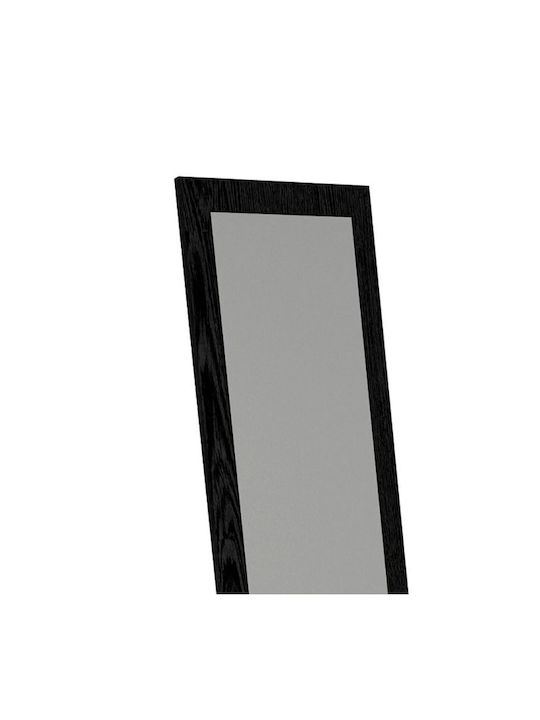 Megapap Oglindă cu Ramă din Lemn Negru 150x40cm
