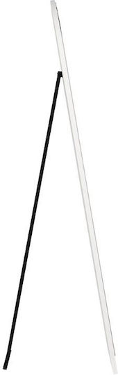Megapap Καθρέπτης Οβάλ με Λευκό Ξύλινο Πλαίσιο 150x40cm