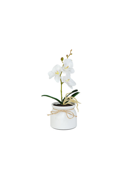 Orhidee Artificială Decorativă În Ghiveci Aspect Natural 32,5 Cm