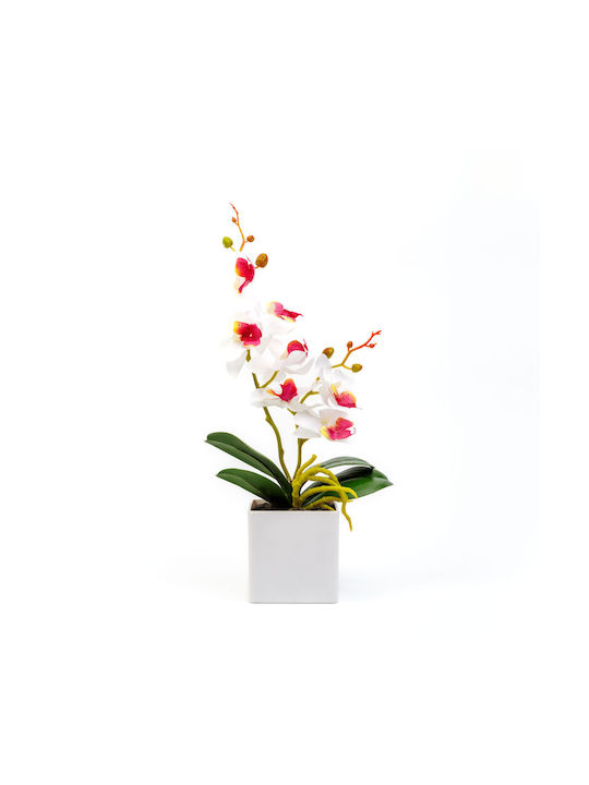 Plantă Artificială Orhidee 37 Cm 3 Culori Elegantă Realistă Decor Acasă Birou Evenimente