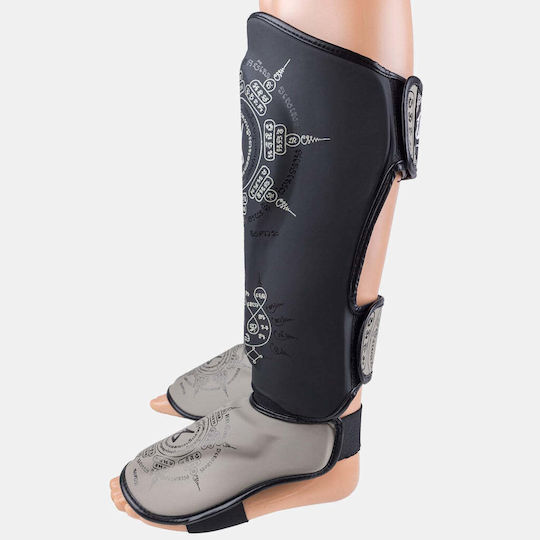 8 Weapons Adults Black Shin Guards