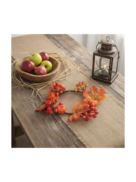 Autumn Wreath Maple Leaves 22 Cm Door Decoration