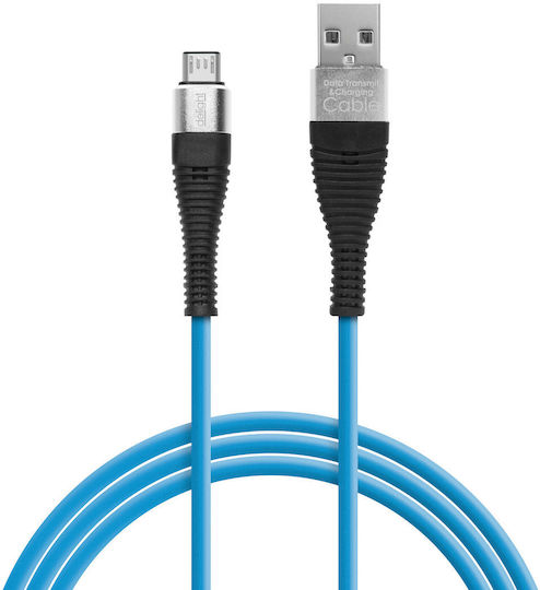 Microusb Cable 1m Silicone Charging Data Transfer 2a Compatible Android Cameras Mp3