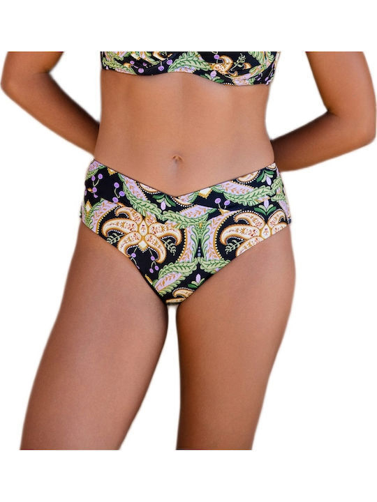 Bikinihosen Slip Schwarz