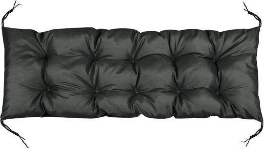 AIO Factory Pernă Waterproof Pentru Bancă De Grădină Cu Spătar Neagră 50x120cm