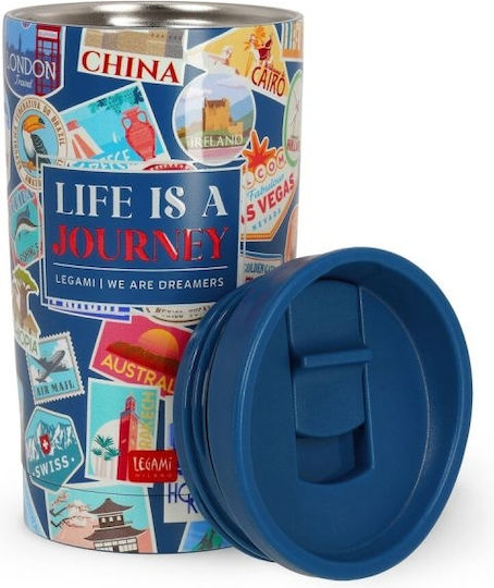 Stickers Glass Thermos Stainless Steel / Plastic 275ml Legami