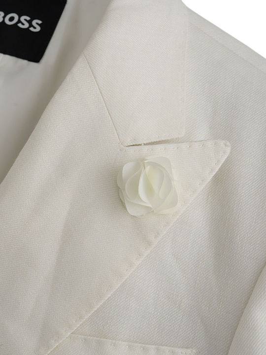 Summer Men’s Suit Jacket White