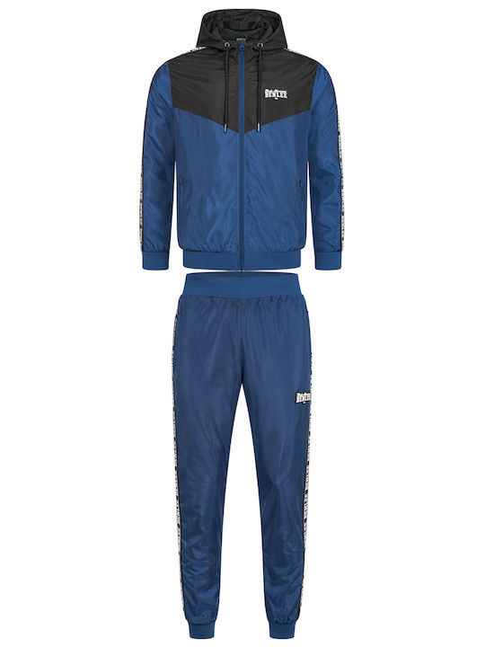 Set Trening Albastru Marin Negru Alb