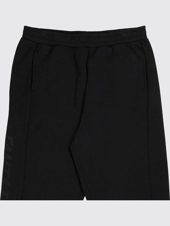 Herren-Sweatpants mit Gummizug Schwarz