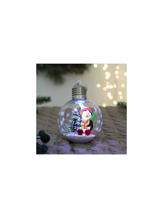 Christmas Ornament Flippy Led Penguin Model 10 X 5 X 3 Cm Multicolor