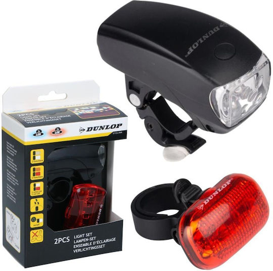 Dunlop Knog Fahrradbeleuchtung Set