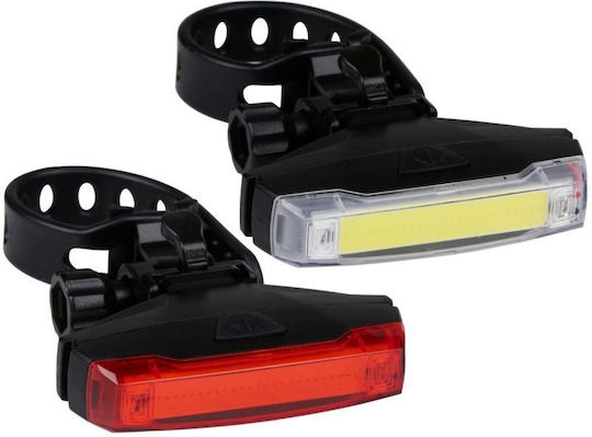 Dunlop Set Lumini Bicicletă