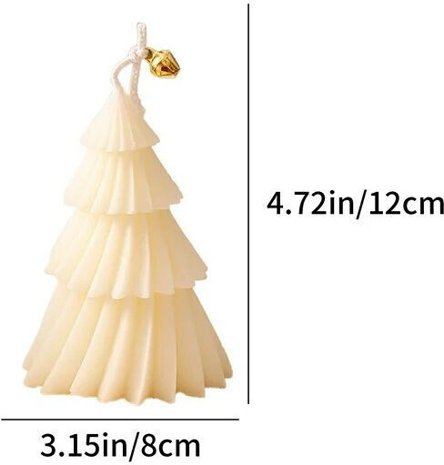 Alista Home Weihnachtskerze Weiß 11x8cm