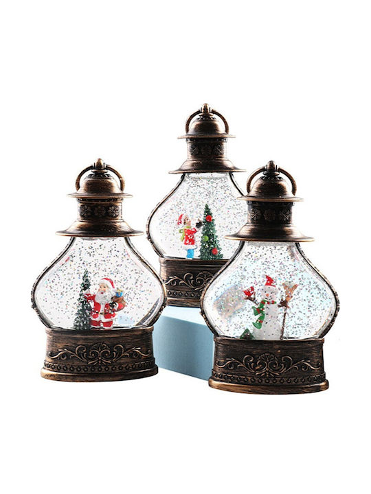 Alista Home Lumânare De Crăciun Lampion Din Sticlă Negru 14.5x9cm