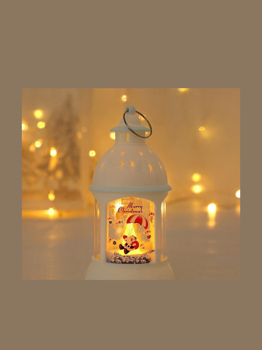 Alista Home Lumânare De Crăciun Din Plastic Albă Cu Baterie 13.5x6.8cm