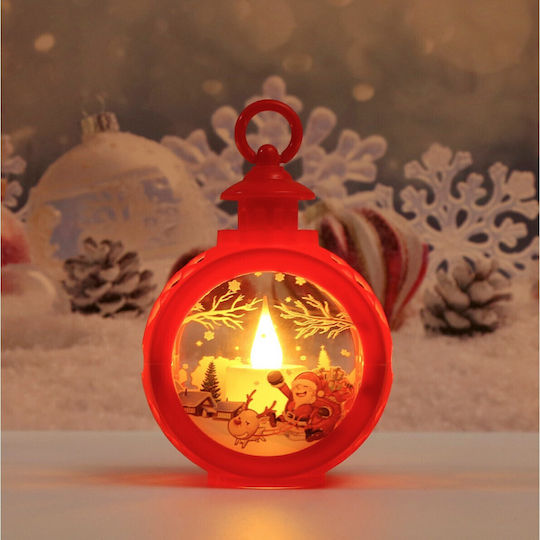 Alista Home Lampion De Crăciun Din Sticlă Alb 13.5x9cm