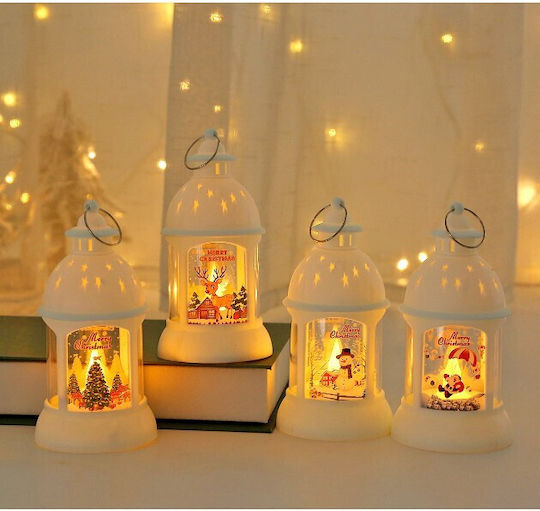 Alista Home Christmas Plastic White Battery Candle 13.5x6.8cm