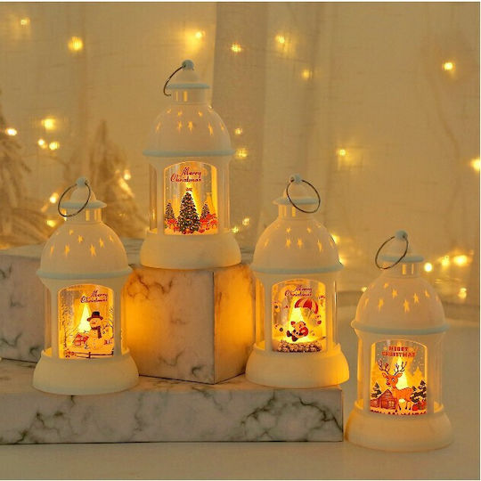 Alista Home Christmas Plastic White Battery Candle 13.5x6.8cm