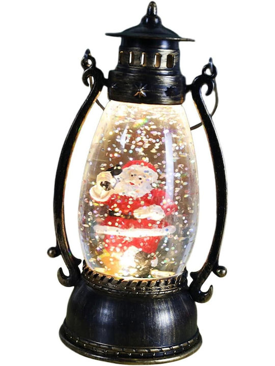 Alista Home Lumânare De Crăciun Lampion Din Plastic Verde Cu Baterii 14x7cm
