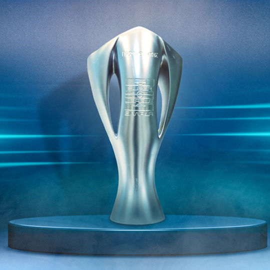 3D Rezerva Silver Football Trophy