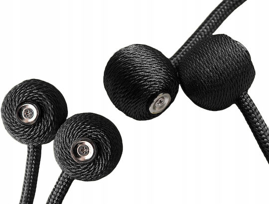 Krawatten-Rücken Magnetisch Schwarz 2 Stück