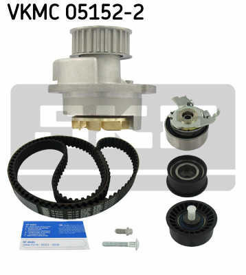 Skf Vkmc 05152-2 Water Pump Timing Belt Set