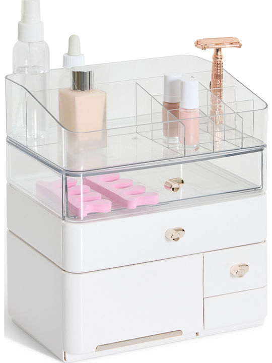 5Five Cosmetics Organizer With 5 Drawers Transparent 27.2x23x16.5cm