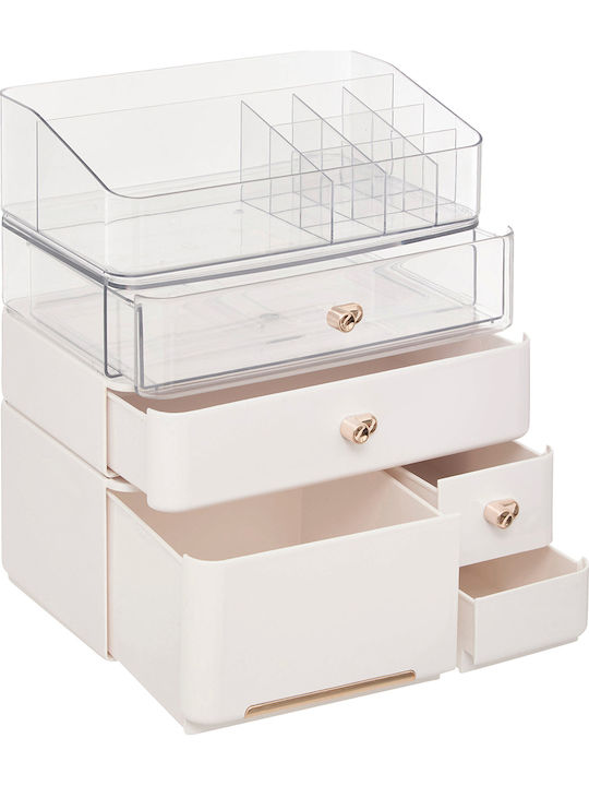 5Five Cosmetics Organizer With 5 Drawers Transparent 27.2x23x16.5cm