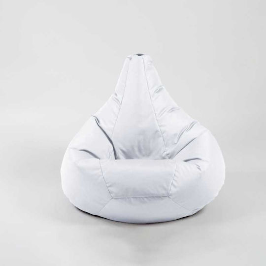 Beanbag Alb 70x60x65 cm