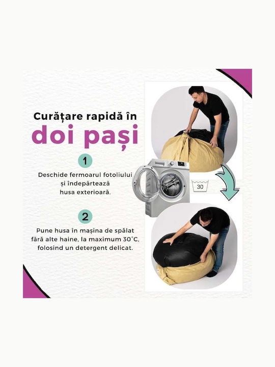 Beanbag Turcoaz 70x60x65 cm